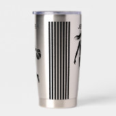 Gourde Isotherme Joueuse de basket-ball, fille de basket-ball Anniv (Gauche)