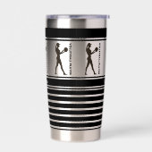 Gourde Isotherme Joueuse de volley-ball personnalisée (Gauche)