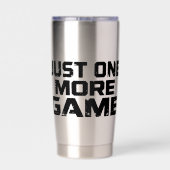 Gourde Isotherme Just One More Gamer Skeleton | Gaming Dark Humor (Couvercle)