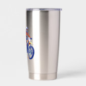 Gourde Isotherme Keep Calm and Ride On Dirt Bike Insulated Tumbler (Gauche)
