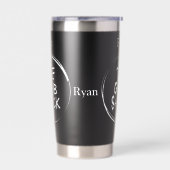 Gourde Isotherme La cabane de grenouilles Noire (Gauche)