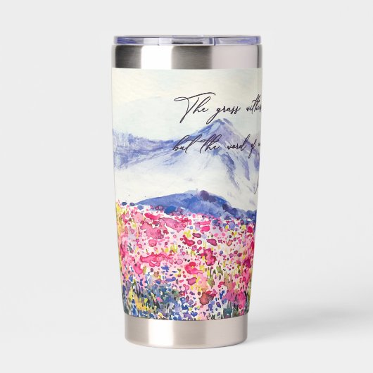 Gourde Isotherme La parole de notre Dieu est (Extérieur)