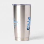 Gourde Isotherme La vie est meilleure en croisière (Gauche)