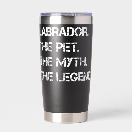 Gourde Isotherme Labrador The Pet The Myth The Legend Funny Labrado (Extérieur)