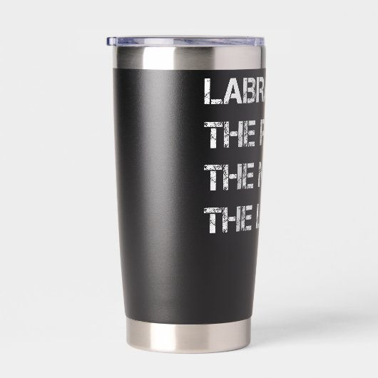 Gourde Isotherme Labrador The Pet The Myth The Legend Funny Labrado (Gauche)