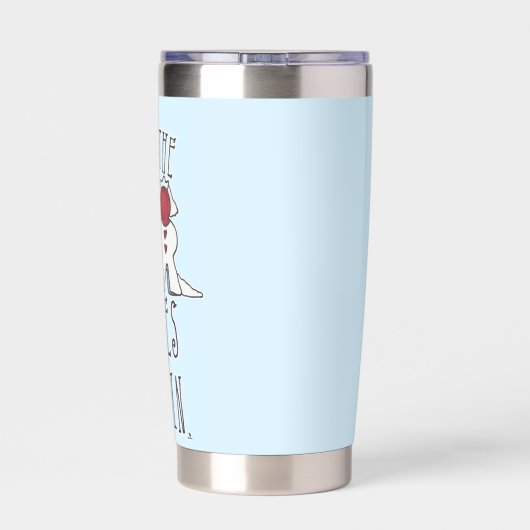 Gourde Isotherme Laissons les Jeux commencer à mépriser l'art Maria (Couvercle)