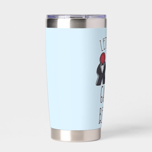 Gourde Isotherme Laissons les Jeux commencer à mépriser l'art Maria (Extérieur)