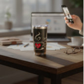 Gourde Isotherme Le café est dans mon sang