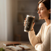 Gourde Isotherme Le café est dans mon sang