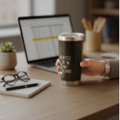 Gourde Isotherme Le café est dans mon sang