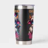 Gourde Isotherme Le café m'aide à tolérer les idiots (Gauche)