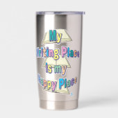 Gourde Isotherme L'Écriture Est Un Bon Espace Bookish Esthétique (Gauche)