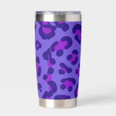Gourde Isotherme "Leopard violet électrique" (Couvercle)