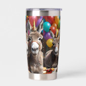 Gourde Isotherme Les Triplés D'Âne Fêtent Leur Anniversaire, (Gauche)