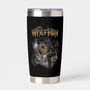 Gourde Isotherme L'Homme Loup Tumbler Isolé