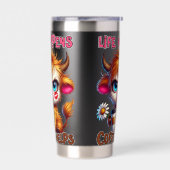 Gourde Isotherme Life Happens Coffee Helps  (Gauche)