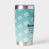 Gourde Isotherme Logo Carrelé et Ombre modifiable (Extérieur)