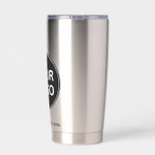 Gourde Isotherme Logo d'entreprise personnalisé simple (Couvercle)