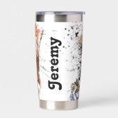 Gourde Isotherme Loup personnalisé (Gauche)