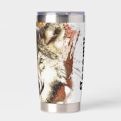 Gourde Isotherme Loup personnalisé (Extérieur)