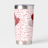 Gourde Isotherme Love Vibes Water Bottle (Gauche)