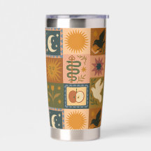 Lune de soleil céleste Boho Retro