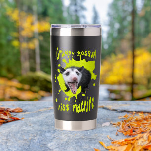 Gourde Isotherme Machine à siffler drôle opossum grincheux humour s