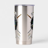 Gourde Isotherme MacIntyre Clan Badge Tartan & Swords (Gauche)