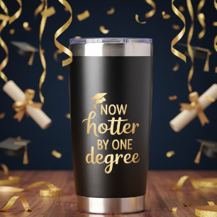 Gourde Isotherme Maintenant plus chaud d'un degré Black Gold Gradua
