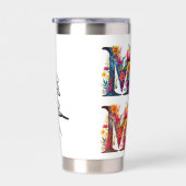 Gourde Isotherme MAMA floral personnalisé (Gauche)