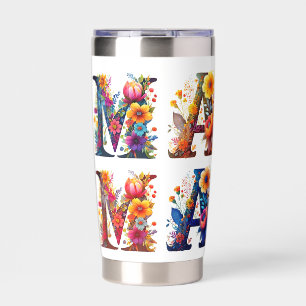 Gourde Isotherme MAMA personnalisé floral