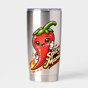 Gourde Isotherme Maman Piquante - Truc Chaud - Amoureux de la Nourr