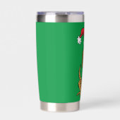 Gourde Isotherme Max the Dog in Santa Hat (Extérieur)