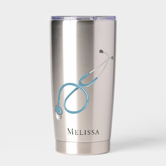 Gourde Isotherme Medical Assistant Stethoscope Personalized (Extérieur)