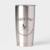 Gourde Isotherme Mega Pint : Parce que parfois c'est nécessaire (Gauche)