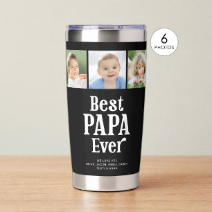 Gourde Isotherme Meilleur Papa Ever 6 Photos Couleur Personnalisée