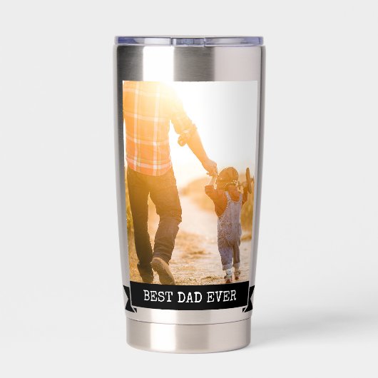 Gourde Isotherme Meilleur papa jamais 2 photo (Couvercle)