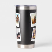 Gourde Isotherme Meilleur papa jamais moderne Snapshot Style 4 Phot (Gauche)