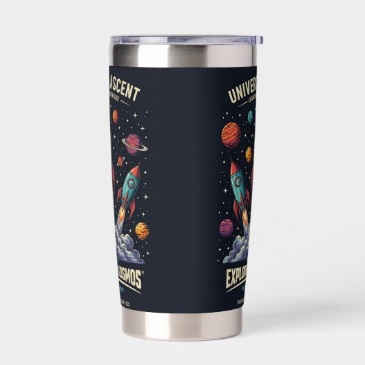 Gourde Isotherme Miracle M, Hot Pink Insulated Tumbler, Monogram (Gauche)