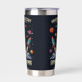 Gourde Isotherme Miracle M, Tumbler Isotherme Rose Chaud, Monogramm