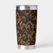 Gourde Isotherme Modern Brown Tortoise Shell Stylish (Gauche)