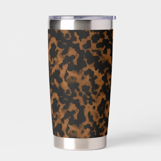 Gourde Isotherme Modern Brown Tortoise Shell Stylish (Gauche)