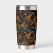 Gourde Isotherme Modern Brown Tortoise Shell Stylish (Extérieur)