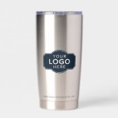 Gourde Isotherme Modern Business Logo and Website Custom (Couvercle)