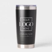 Gourde Isotherme Modern Simple Personalized Company Logo Branded (Couvercle)