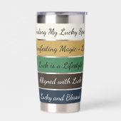 Gourde Isotherme Modern St. Patrick’s Day Gradient (Gauche)