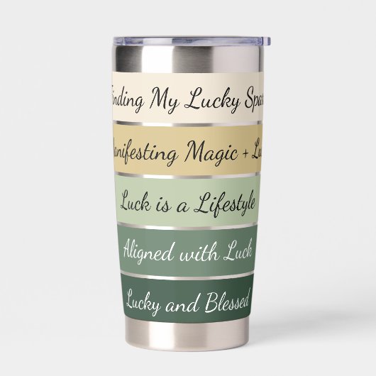 Gourde Isotherme Modern St. Patrick’s Day Gradient (Gauche)