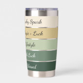 Gourde Isotherme Modern St. Patrick’s Day Gradient (Couvercle)