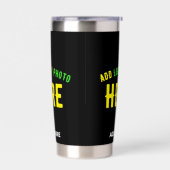 GOURDE ISOTHERME MODERNE ET MODERNE PERSONNALISABLE NOIR VÉRIFIÉ (Gauche)