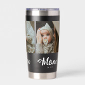 Gourde Isotherme Mom Established Modern Bold Script Black 3 Photo (Couvercle)